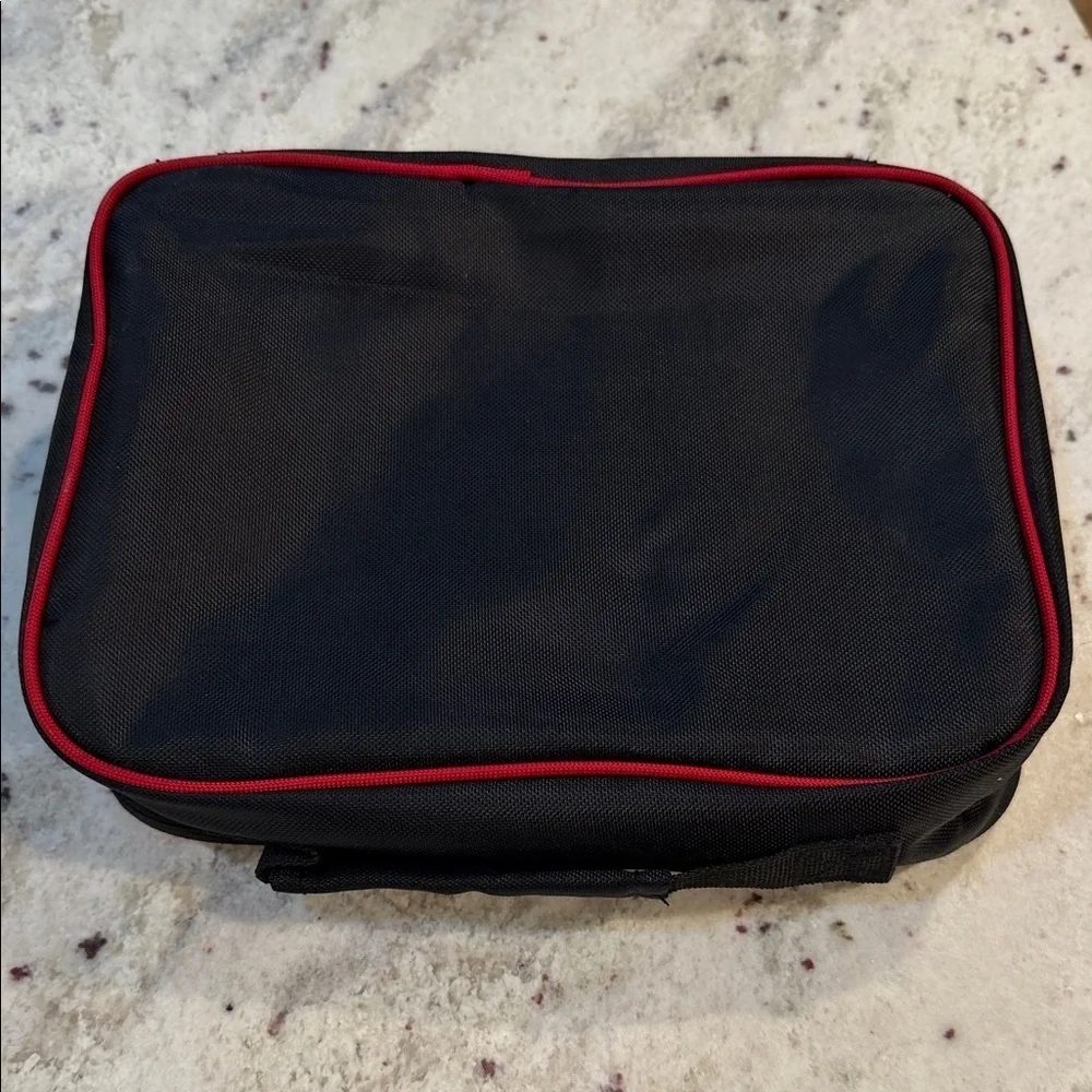 Nike Men's Black Lunch Bag with Red Accents